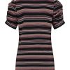Lady Day - Top Toya - Black Stripe Trui voor dames mode kleding voor vrouwen zwarte strepen zwart roze