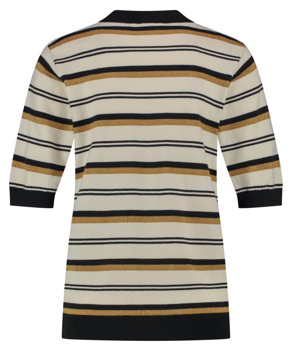 Lady Day - Top Jane - Cinnamon Stripe Trui voor vrouwen van merk Dames kleding mode nieuwe collectie