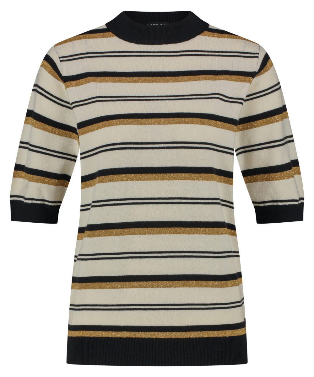 Lady Day - Top Jane - Cinnamon Stripe Trui voor vrouwen van merk Dames kleding mode nieuwe collectie