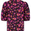 Lady Day - Top Josie - Art Leopard Print Travelstof Top Blouse voor Dames Mode Kleding