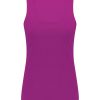 Lady Day - June Top - Cherry Travelstof Top voor Dames Kleding Mode Roze stretch