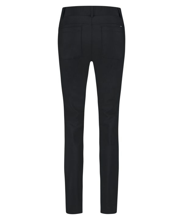 Trousers Travel fabric Lady Day Leanne - Bonded Thick quality Stretch women's fashion black