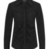 Lady Day - Blouse Mabel - Black Travelstof Blouse voor dames online kleding voor vrouwen nieuwe collectie blouse en broeken stretch