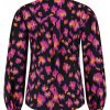 Lady Day | Blouse Philly - Art Leopard Print | Travelstof Blouse voor vrouwen dames mode in stretch stof