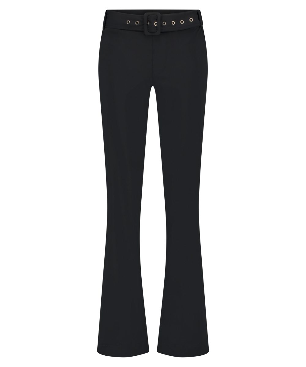 Lady Day - Broek Sia - Black | Morgen in huis Travelstof Broek Zwart Dames Mode voor vrouwen