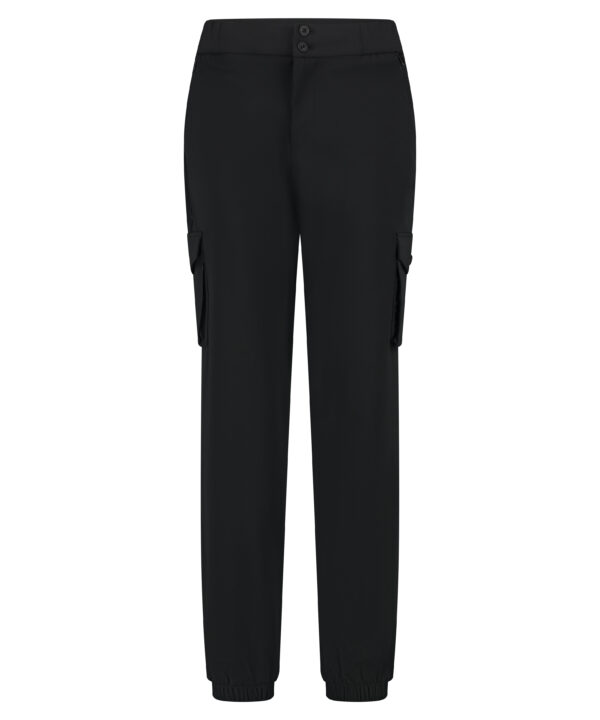 Lady Day | Broek Victoria - Black Travelstof Zwart Broek voor dames, vrouwen