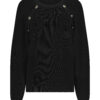 Lady Day - Sweater Whitney - Black Trui voor dames mode fashion zwarte trui vrouwen zwart