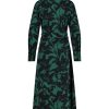 Lady Day - Dress Daphny - Mystic Flower - Travelstof - Damesjurk - Bloemenprint - Flowerprint - Lange jurk.