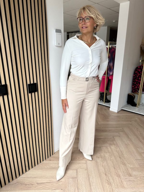 Madam Peach - Olaf Broek - Creme - Dames - Mode - Winter - Nieuwe Collectie - Beige - Pants