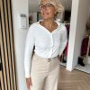 Madam Peach - Olaf Broek - Creme - Dames - Mode - Winter - Nieuwe Collectie - Beige - Pants