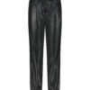 Lady Day - JoJo Trouser - Black - Travelstof - Damesbroek - Zwart - Leer - Leren broek - Leather.