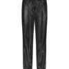 Lady Day - JoJo Trouser - Black - Travelstof - Damesbroek - Zwart - Leer - Leren broek - Leather.