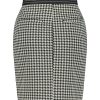 Lady Day - Skirt Madeline - Pied de Lurex - Travelstof - Damesrok - Zwart wit geblokt - Black White - Rok