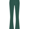 Lady Day - Trouser Phoenix - Mystic Green - Travelstof - Damesbroek - Donkergroen - Wijde pijp.