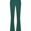 Lady Day - Poppy Flared - Mystic Green - Travelstof - Damesbroek - Donkergroen - Uitlopende pijp - Trouser.