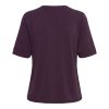 &Co Woman - Veronica - Bordeaux | Travelstof top - shirt- andco - shirt