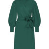 Lady Day - Zoe dress - Mystic Green - Travelstof - Damesjurk - Groen - Donkergroen - Jurk.