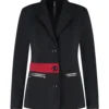 Zip73 - Blazer zippers - Black/Lipstick red - travelstof zwart rood