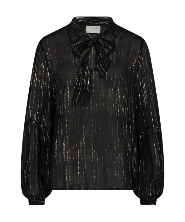 Aime Balance - Celia Blouse - Black - Travelstof