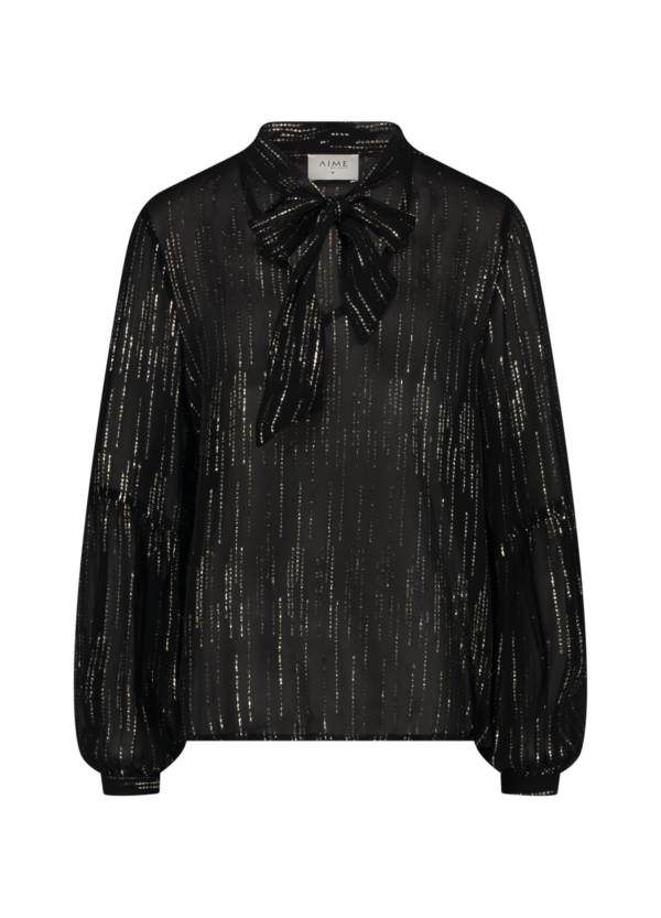 Aime Balance - Celia Blouse - Black - Travelstof