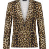 Lady Day - Blazer Billy - Leopard Print Travelstof blazer voor dames vrouwen kleding mode in leopard print Stretch stof