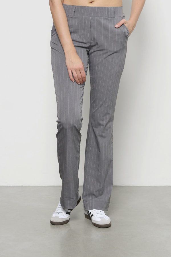 &Co Woman - Penelope Flare Stripe - Grey