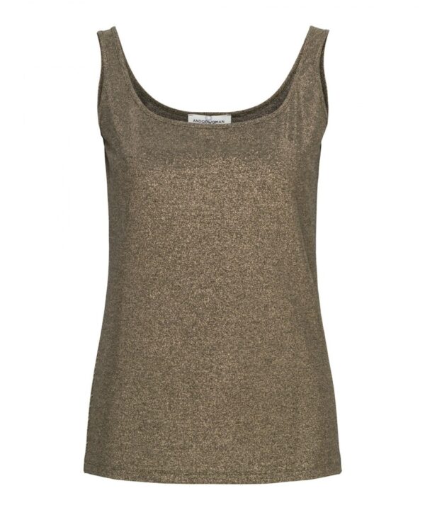 &Co Woman - Vesper Lurex Singlet - Gold