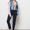 Co Woman - Vayen Marble Blouse - Denim Multi