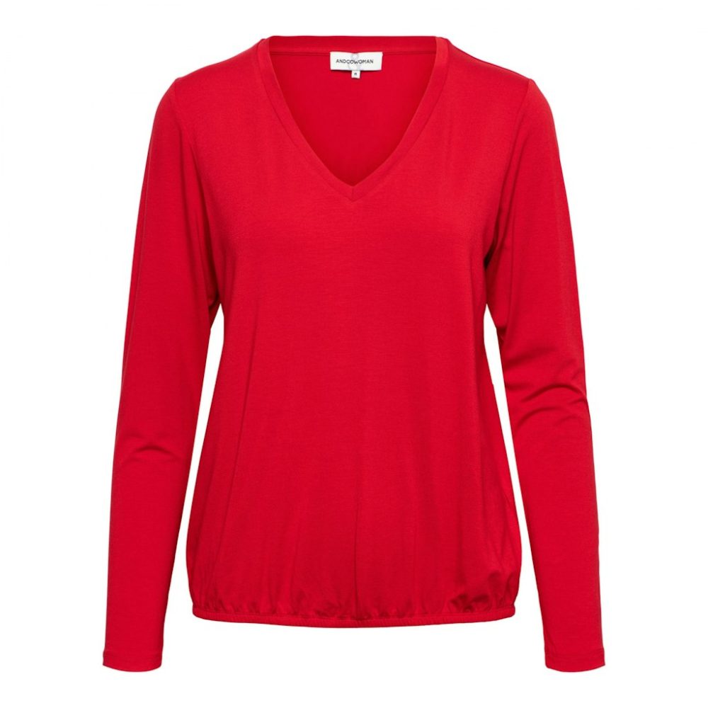 &Co Woman - Vieve Top - Red