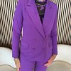 Lady Day - Blazer Carly - Twilight - Paars - Purple - Jasje - Jacket - Travelstof.