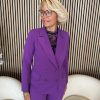 Lady Day - Blazer Carly - Twilight - Paars - Purple - Jasje - Jacket - Travelstof.