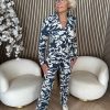 Aime - Serenity Trousers - Iced Flower | Travelkleding voor damesmode | Herfstcollectie