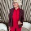 Lady Day - Blazer Billy - Artistic Print Travelstof dames blazer voor vrouwen nieuwe collectie stretch stof