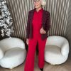 Lady Day - Blazer Billy - Artistic Print Travelstof dames blazer voor vrouwen nieuwe collectie stretch stof