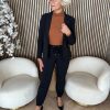 Lady Day - Blazer Billy - Pinstripe Black