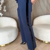Lady Day - Trouser Crawford Midnight - damesbroek - travelstof - donkerblauw - mode