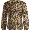 Lady Day - Blouse Philly - Leopard Print Travelstof Blouse in Leopard Print voor dames kleding voor vrouwen mode