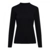 &Co Woman - Salana Top - Black | Travelstof voor dameskleding | Herfstcollectie