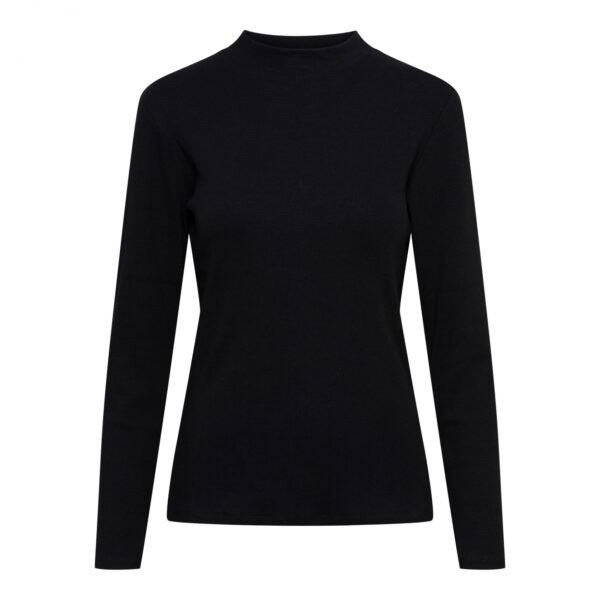 &Co Woman - Salana Top - Black | Travelstof voor dameskleding | Herfstcollectie