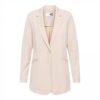 &Co Woman - Philana Long Travel - Sand Dames Mode Blazer Zand Beige Kleding