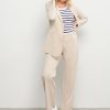 &Co Woman - Philana Long Travel - Sand Dames Mode Blazer Zand Beige Kleding