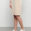 &Co Woman - Pilar Travel - Sand Rokje Chique Dames Mode Kleding Beige