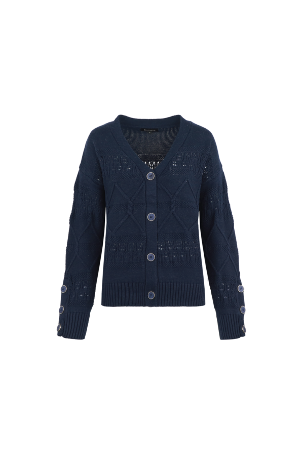 G-maxx - Ellany vest - Midnight blue | Morgen in huis