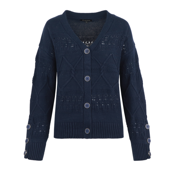 G-maxx - Ellany vest - Midnight blue | Morgen in huis