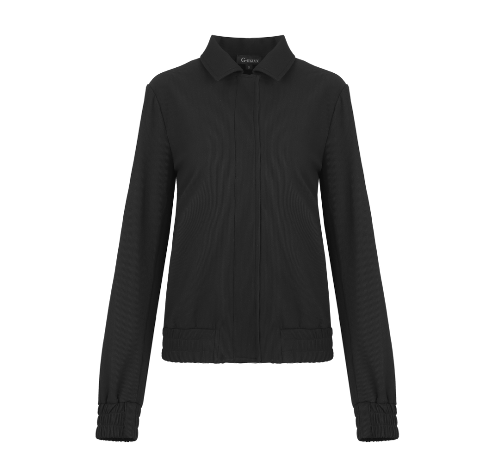 G-maxx - Amina Jacket - Black | Travelstof | Morgen in huis | zwart