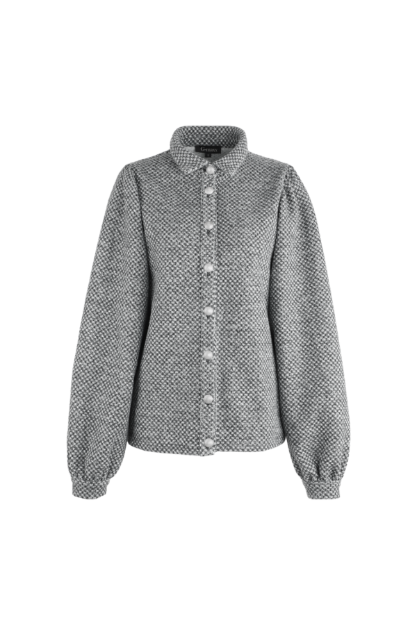 G-maxx - Evelin jacket - Gray/ Black | Morgen in huis