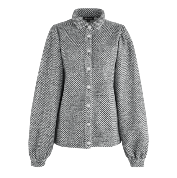 G-maxx - Evelin jacket - Gray/ Black | Morgen in huis