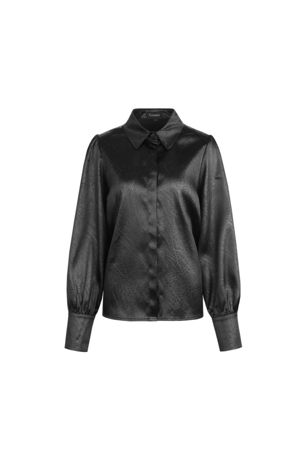 G-maxx - Angie Blouse - Black Blouse voor vrouwen dames kleding in de mode