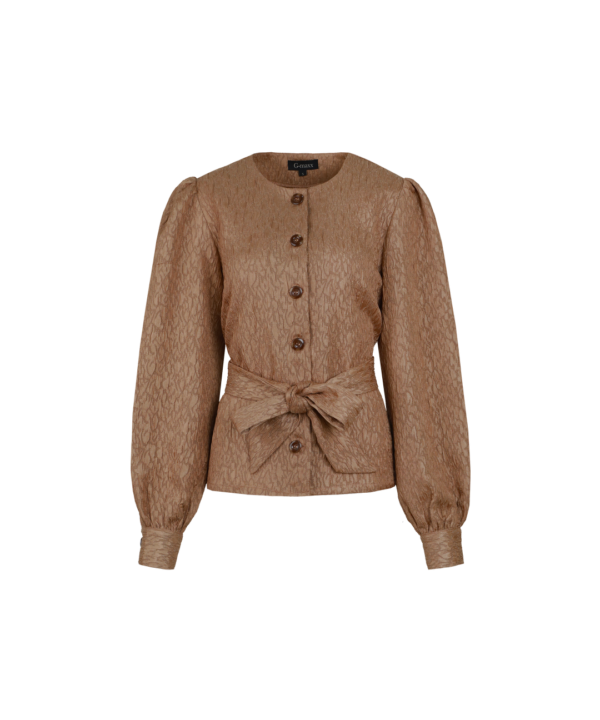 G-maxx - Roxanna Blouse - Hot Camel - Nieuwe collectie - Wintercollectie