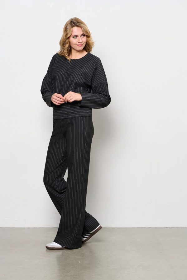 &Co Woman - Tiana Punta - Pinstripe black | Morgen in huis